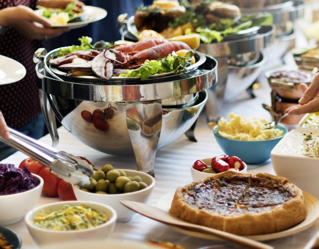 Food Buffet Catering Dining Eating Party Sharing Concept